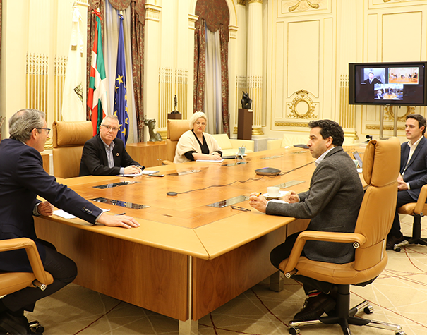 Reunión de coordinación con el ayuntamiento de Donostia
